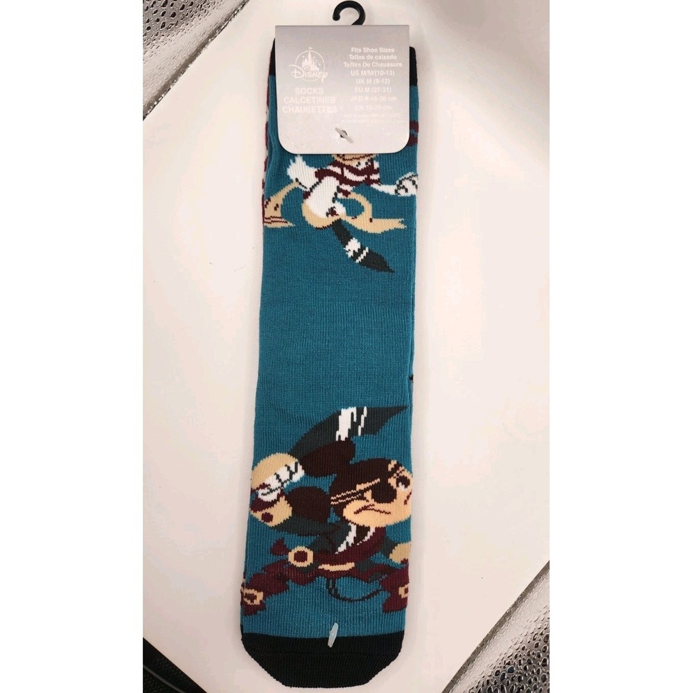 Disney Parks Pirates of the Caribbean Youth Sock Set Medium (10-13) Mickey Mouse